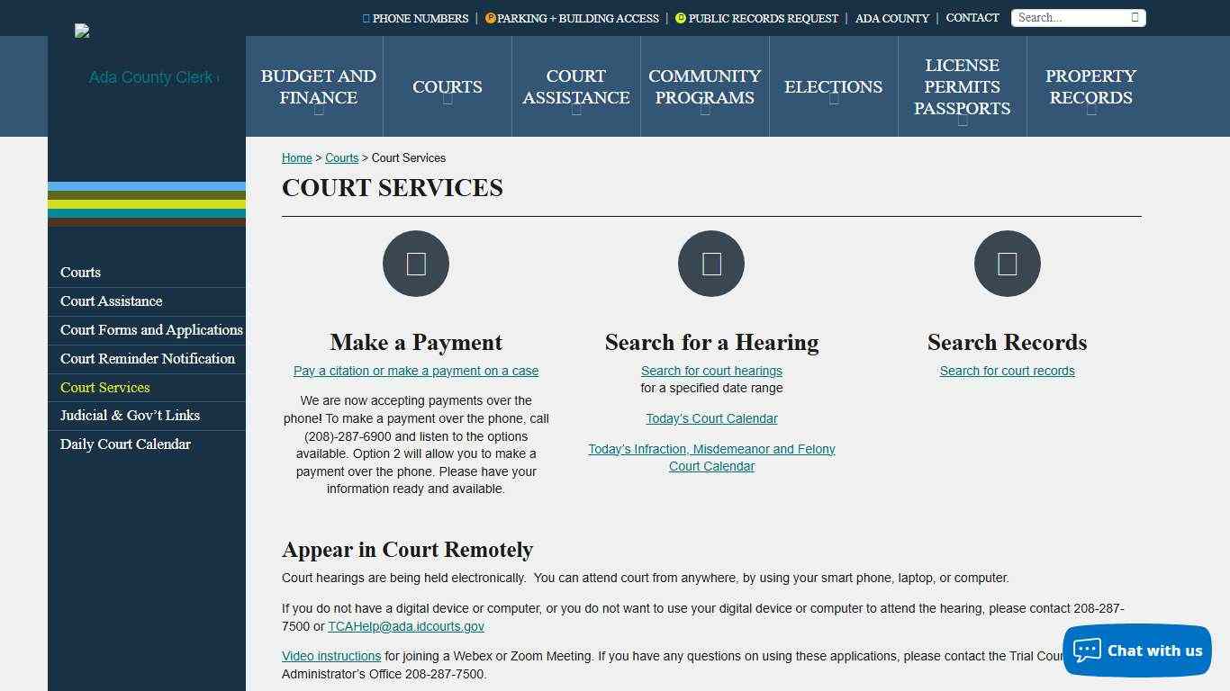 Court Services - Ada County Clerk